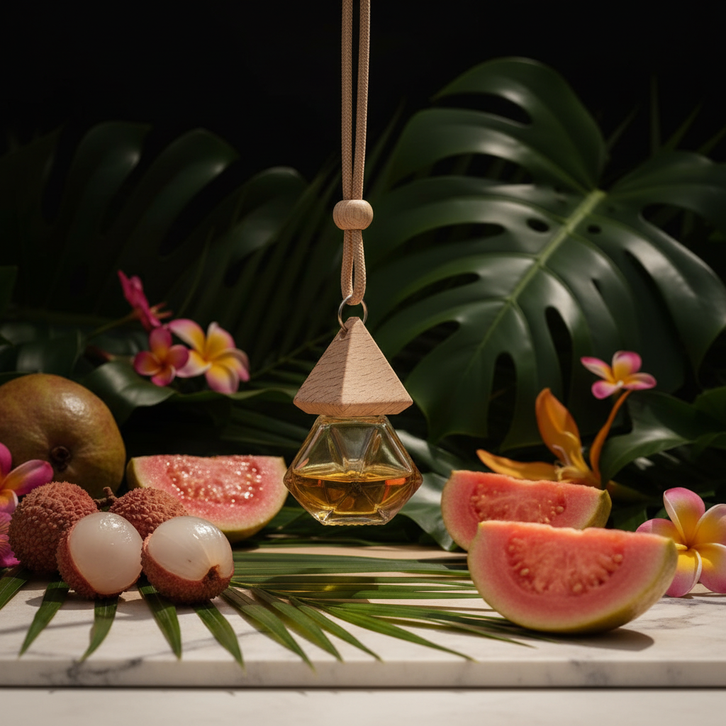 Hanging Car Diffuser - Lychee & Guava